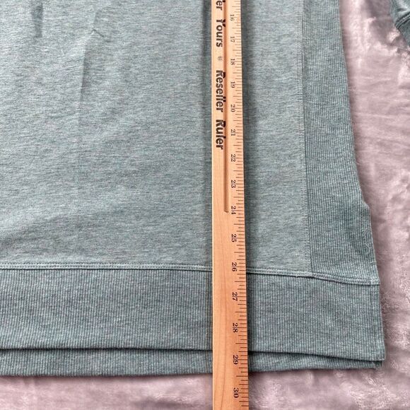 Chico's Zenergy Tunic 2 (12/14) Ribbed Trim Soft Cotton Modal Blend Crew Neck - Picture 11 of 13